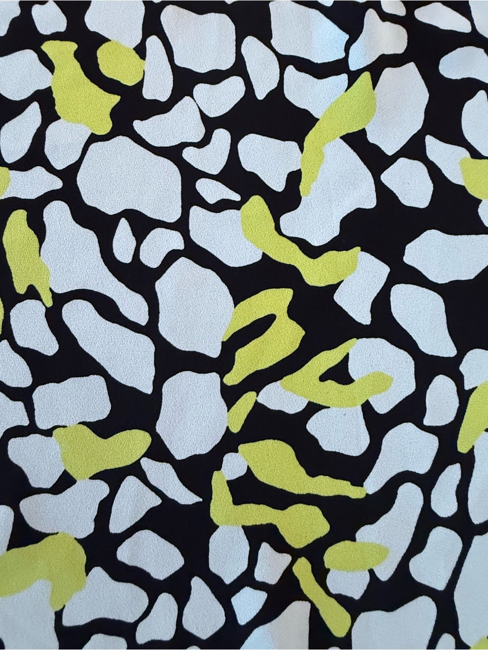 Nine West Black, White & Lime Abstract Sleeveless Camisole - Picture 5 of 9